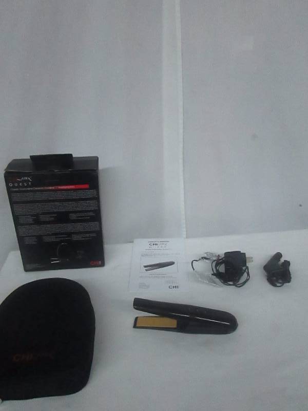 lot 35 image: CHI Air Classic Quest Tourmaline Ceramic Cordless 1 Hairstyling Iron