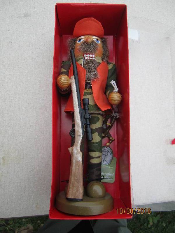 Hunting nutcracker figure...