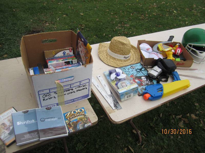 Lot of toyus, movies, software, mis...