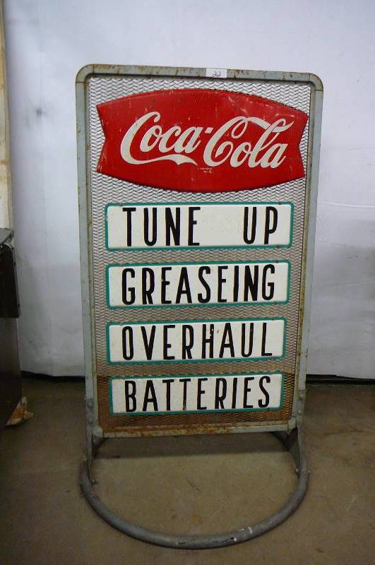lot 22 image: Vintage Service Station Sign