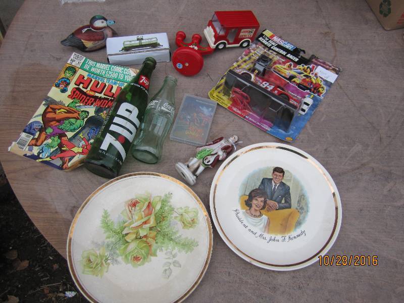 lot 66 image: Lot of collector toys bottles and m...
