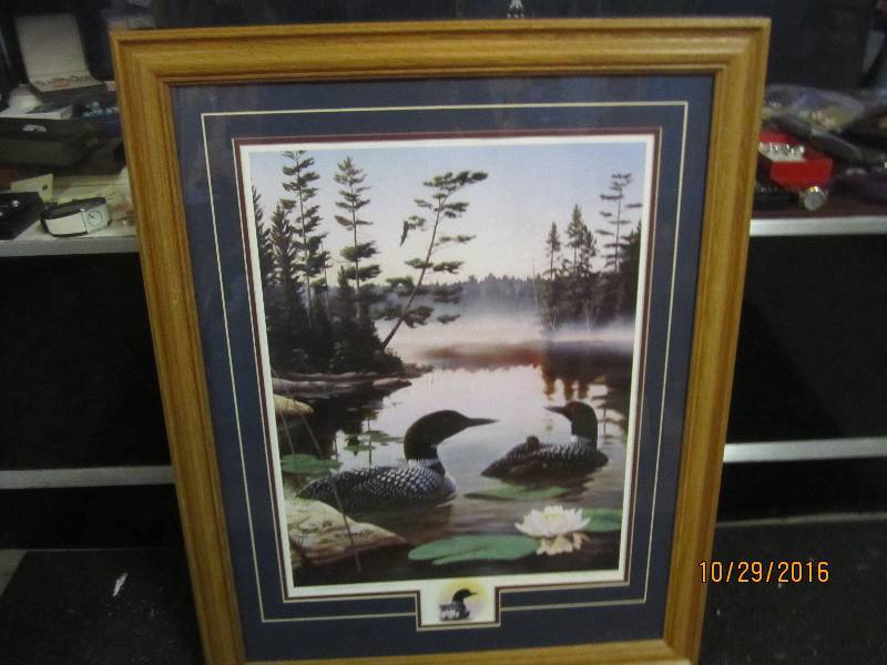 lot 2 image: Framed numbered signed Boundary Wat...