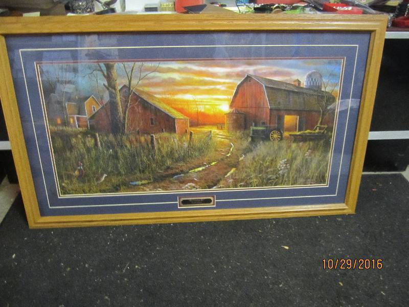 lot 3 image: Framed numbered signed Days Gone By...