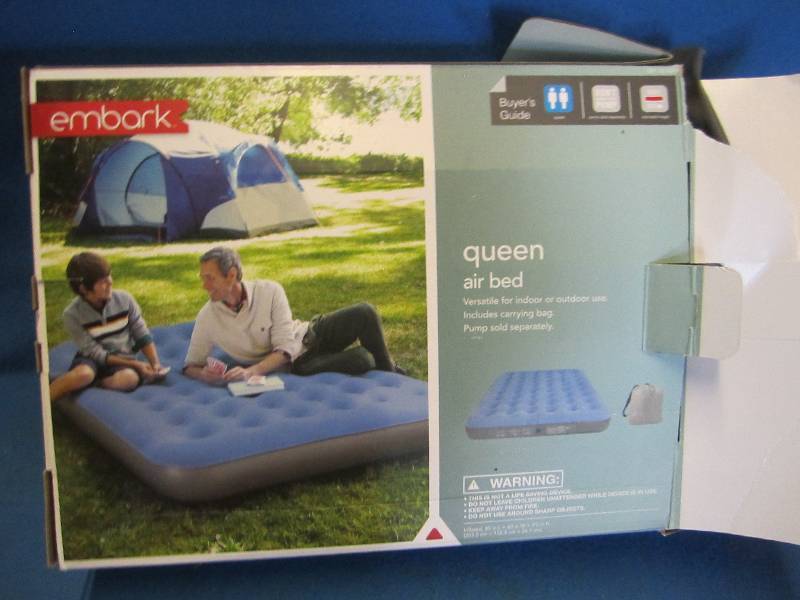 lot 141 image: Queen size air matress open box not...