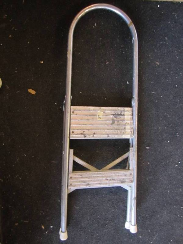 lot 146 image: metal step ladder...