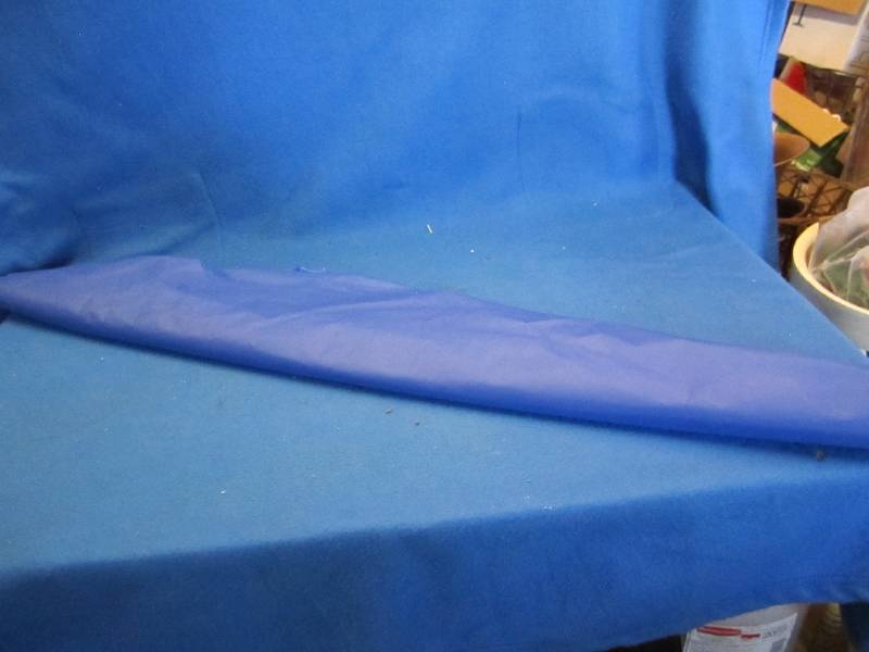 lot 162 image: Roll of plastic for tables ect....