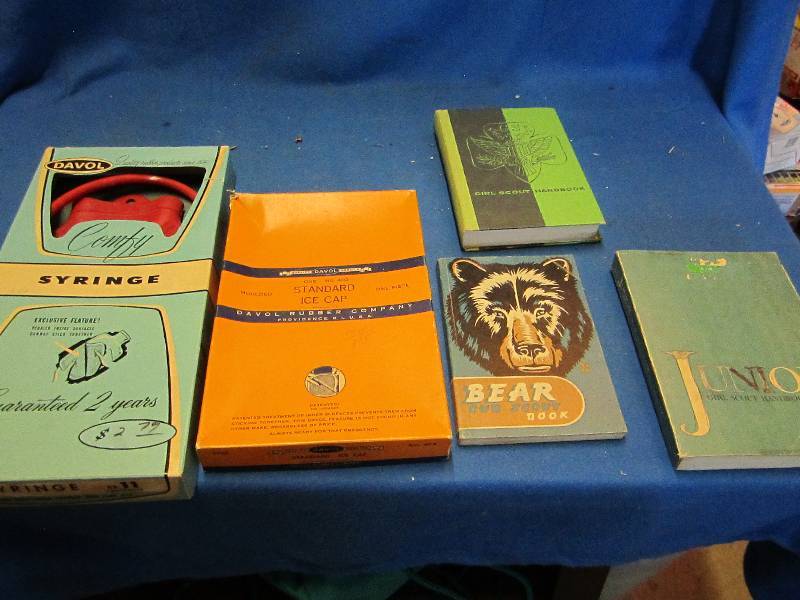 lot 220 image: Vintage scout books and healthcare ...