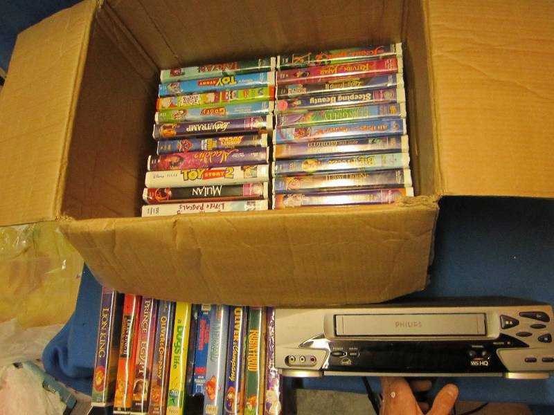 lot 246 image: Lot of movies and player...