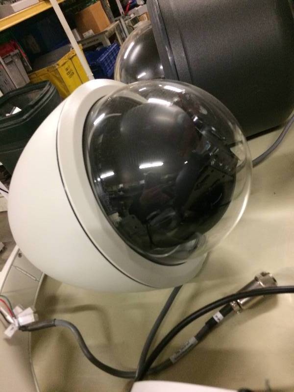 lot 25 image: Pelco Security Camera White Black These Were Removed From A Sleep Study Center For Surveillance Super Condition