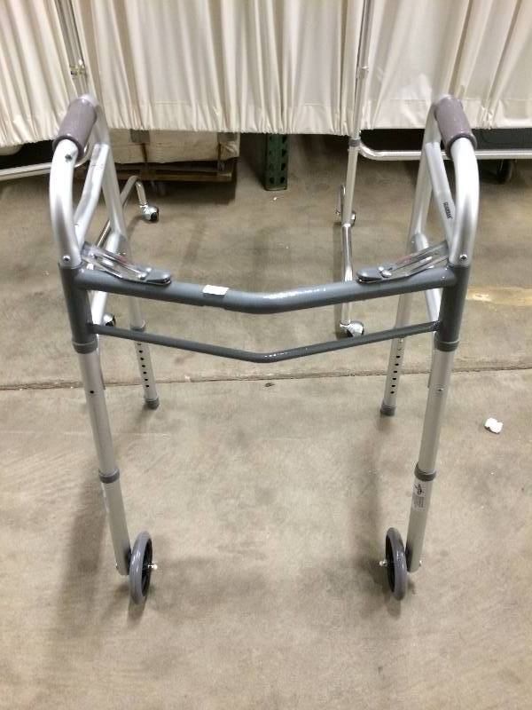 lot 65 image: Guardian Collapsible Deluxe Folding Wheeled Walker - Excellent