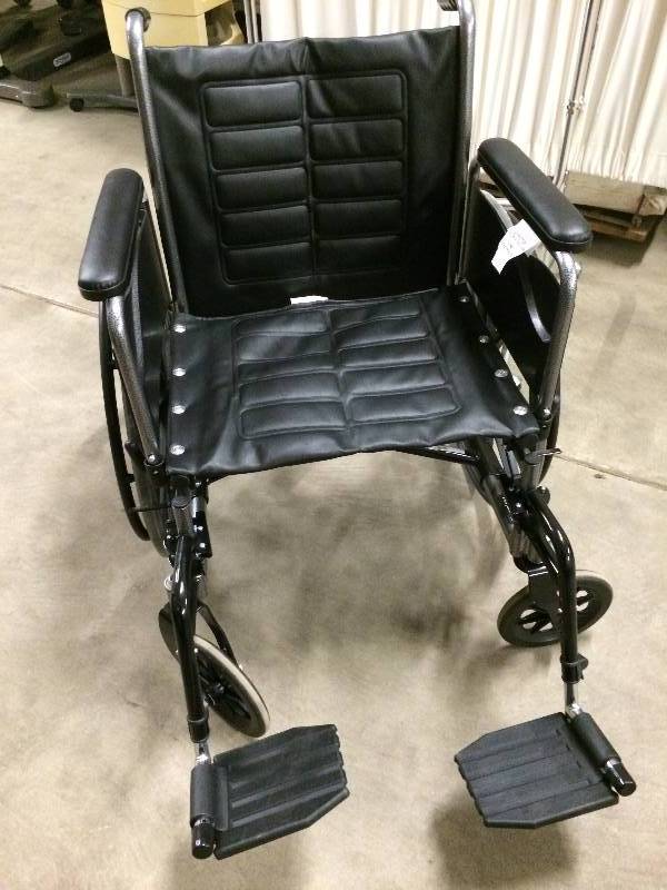 lot 64 image: Invacare Portable Collapsible Tracer EX2 Wheelchair Excellent Condition Mobile Chair  See Pictures