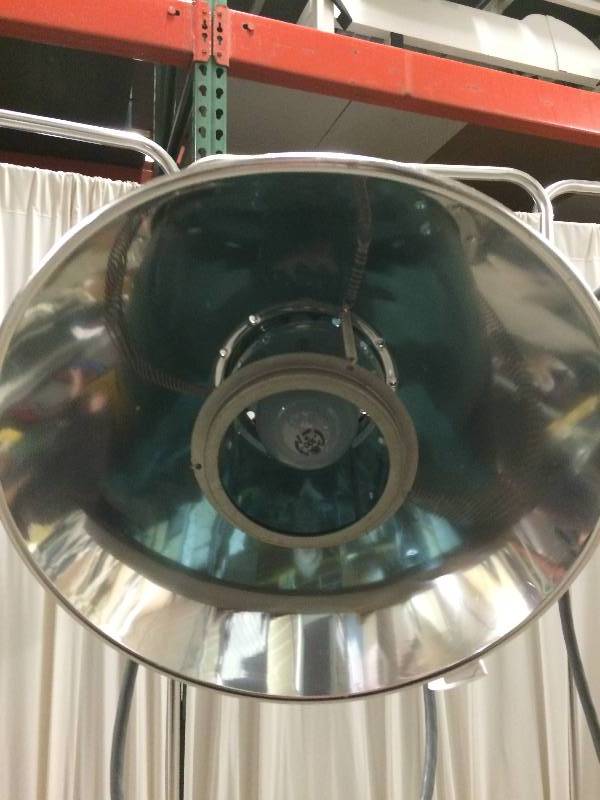 lot 59 image: VINTAGE MEDICAL EXAM LIGHT INDUSTRIAL FLOOR LAMP WILMOT CASTLE SURGICAL PROCEDURE LIGHT RETRO COOL - WORKS
