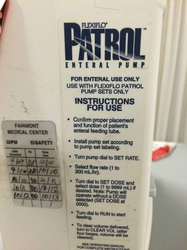 lot 43 image: Ross Flexiflo Patrol Enteral Feeding Pump - Super Condition