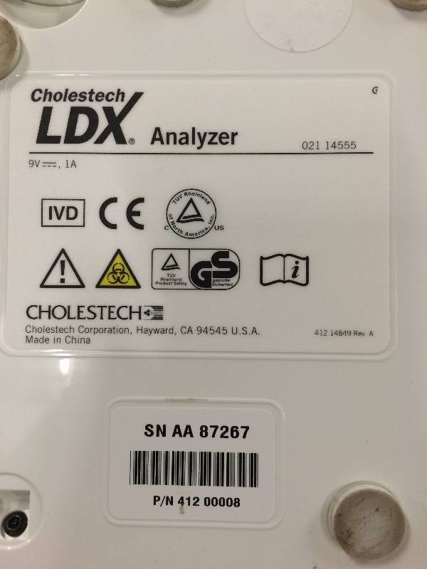 lot 36 image: Cholestech Corp. LDX Analyzer System Blood Cholesterol And Glucose Analyzer Testing Unit - Great Condition