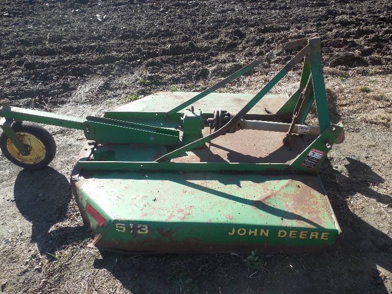 5' JOHN DEERE BRUSH HOG 513 Heavy Equipment Construction Barrett