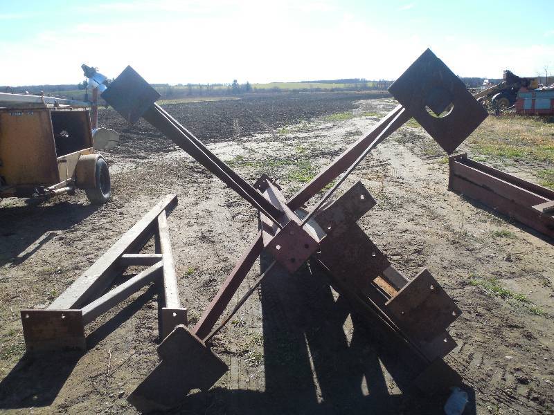 (3) PEDESTAL LEGS FOR SHOP CRANE