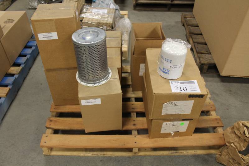 lot 210 image: Pallet Lot of AirOil Separator & Main Fluid Filters