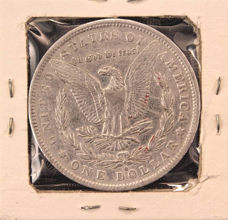 1884-O MORGAN SILVER DOLLAR XF DETAILS CLEANED