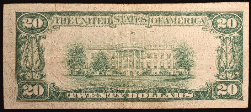 1929 $20 ALBERT LEA MINNESOTA NATIONAL CURRENCY CHARTER#3560 VF