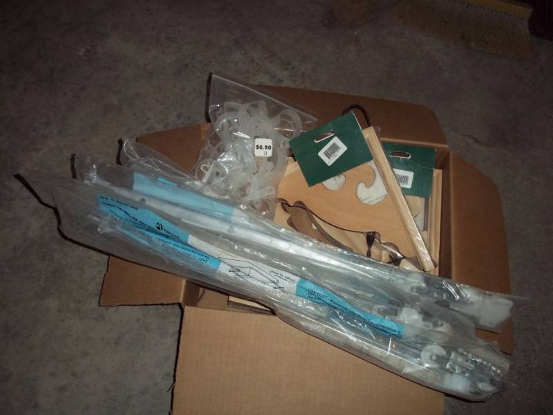 lot 29 image: New Drawer Glides and wood shelf brackets
