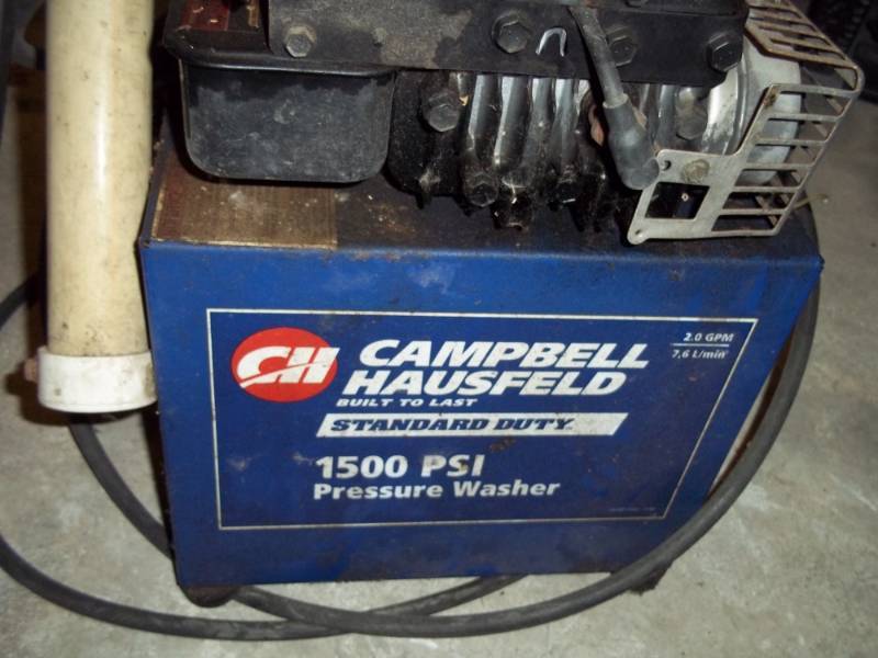 Campbell Hausfeld 1500 psi power washer Advanced Sales Estate