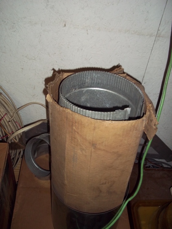 lot 84 image: Metal Flashing & vent pipe