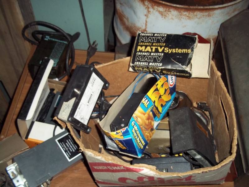 lot 116 image: TV amplifiers, boosters, etc
