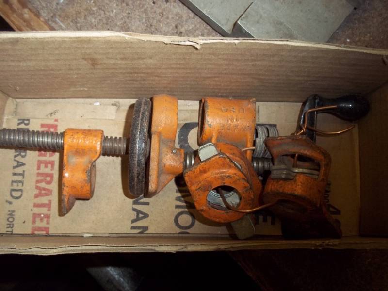 lot 177 image: Pipe clamps