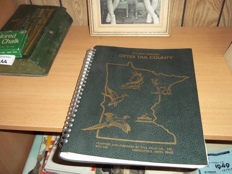lot 245 image: Otter Tail County Pictorial Platt Book