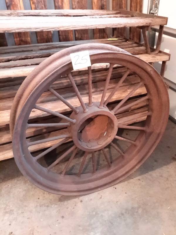 Antique Tractor Tire.. | Chisago City Estate Sale; Antique, Mid Mod