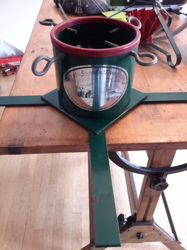 lot 38 image: Christmas tree Stands and other Christmas as shown