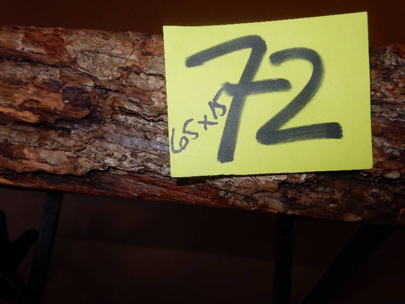 lot 72 image: Rough Cut Wood shelf