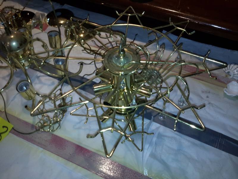 lot 103 image: Partial Chandeliers and parts as shown.