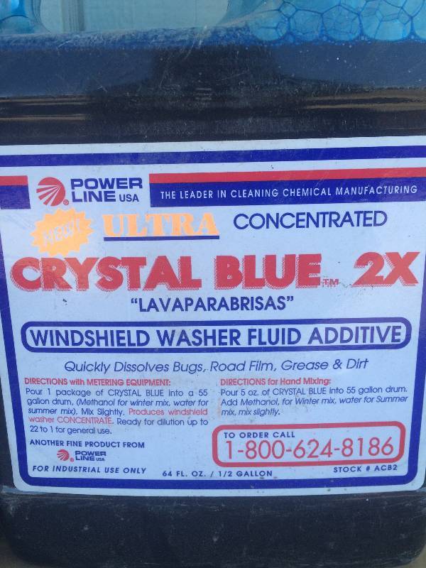 Windshield Washer Fluid Additive