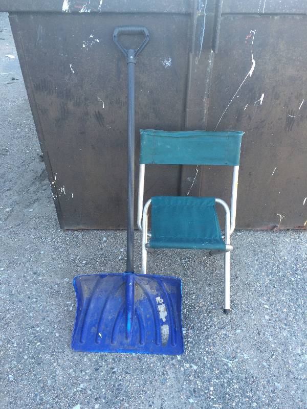 Shovel And Chair
