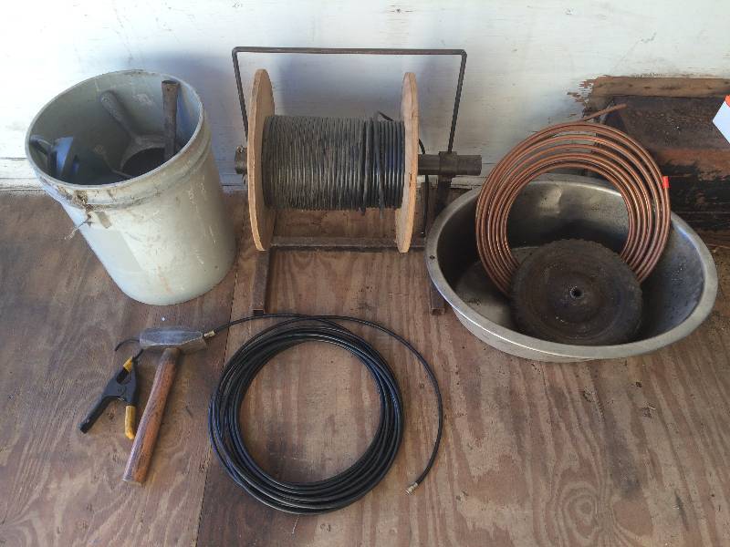 Copper Tubing, Cable Spool Stand