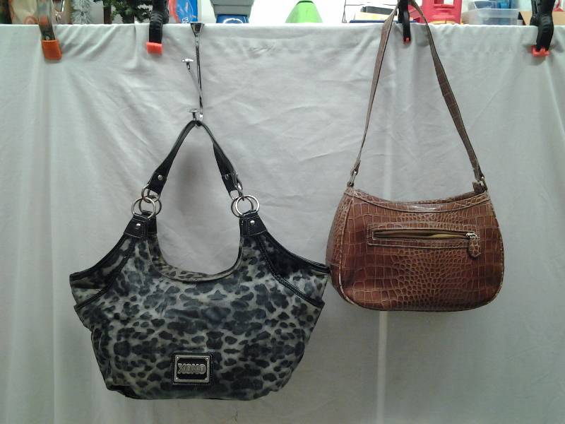 XOXO Leopard Print Handbag, Liz Claiborne Croc Print Handbag