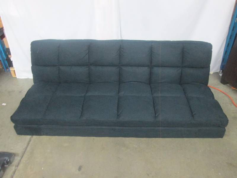 lot 10 image: Allegra Pillow Top Futon - Black
