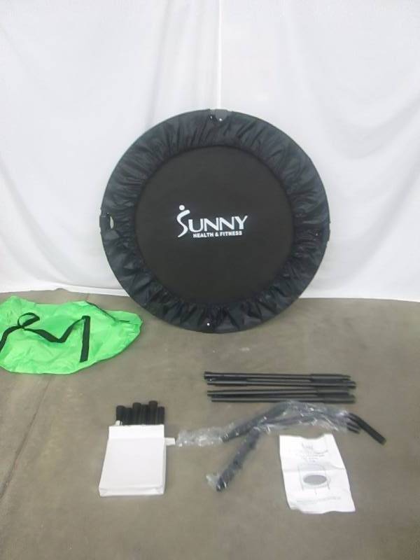 lot 24 image: Sunny Folding Exercise Trampoline w Stabilizer