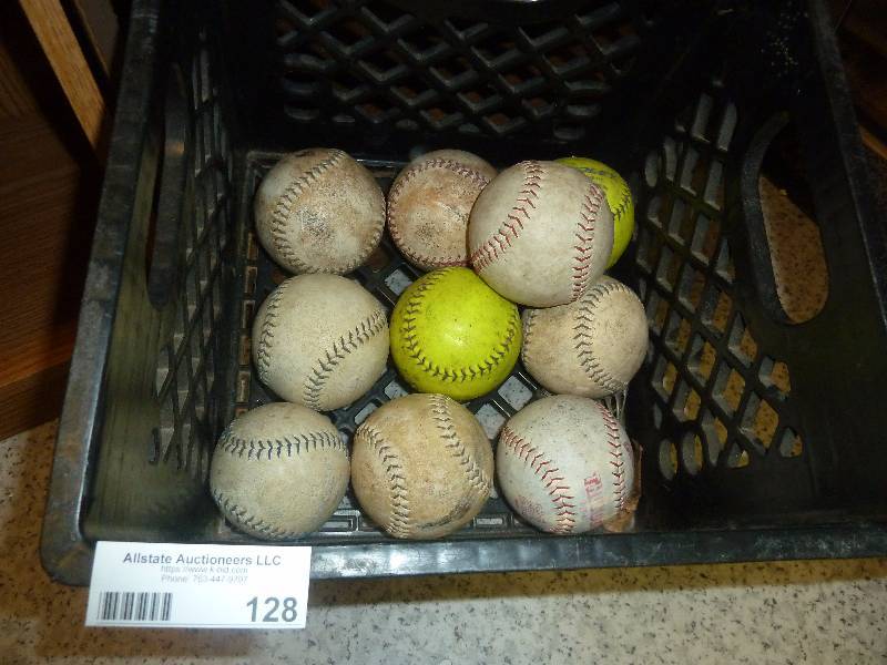 Crate of Softballs
