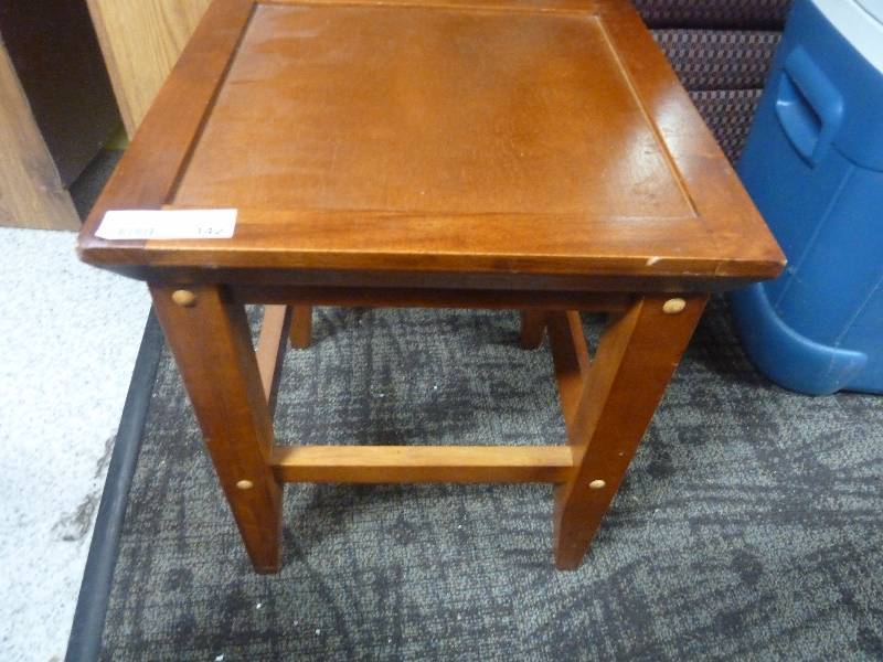 Wood End Table