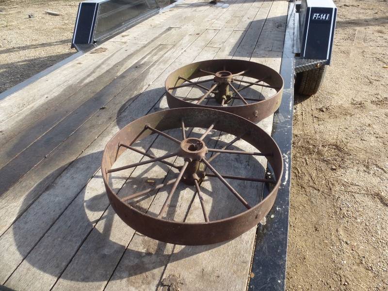 Antique Steel wheels