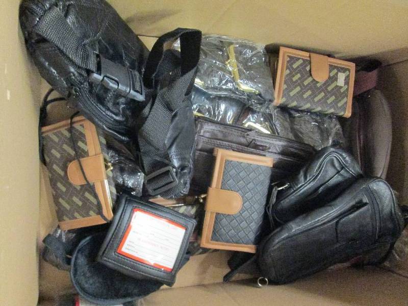 lot 6 image: lot of fanny packs, coin purses, pu...