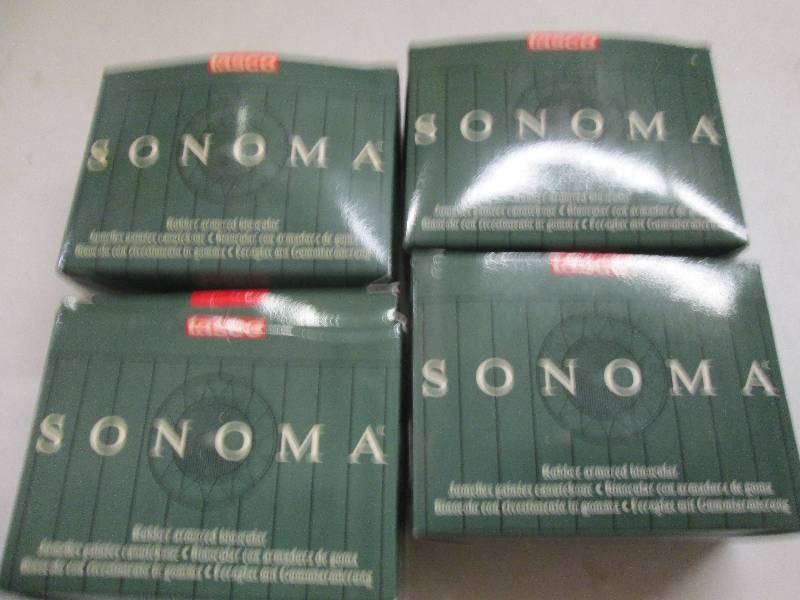 lot 27 image: 4 tasco sonoma rubber armored binoc...