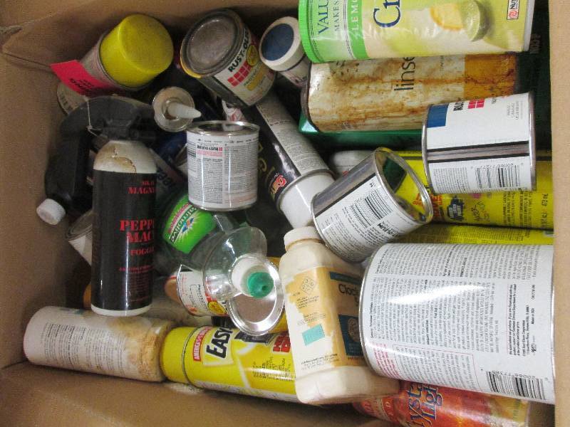 lot 32 image: big box of cleaners ...