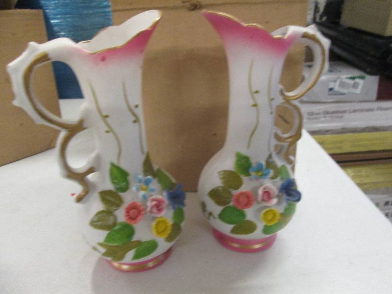 lot 56 image: 2 vases ...