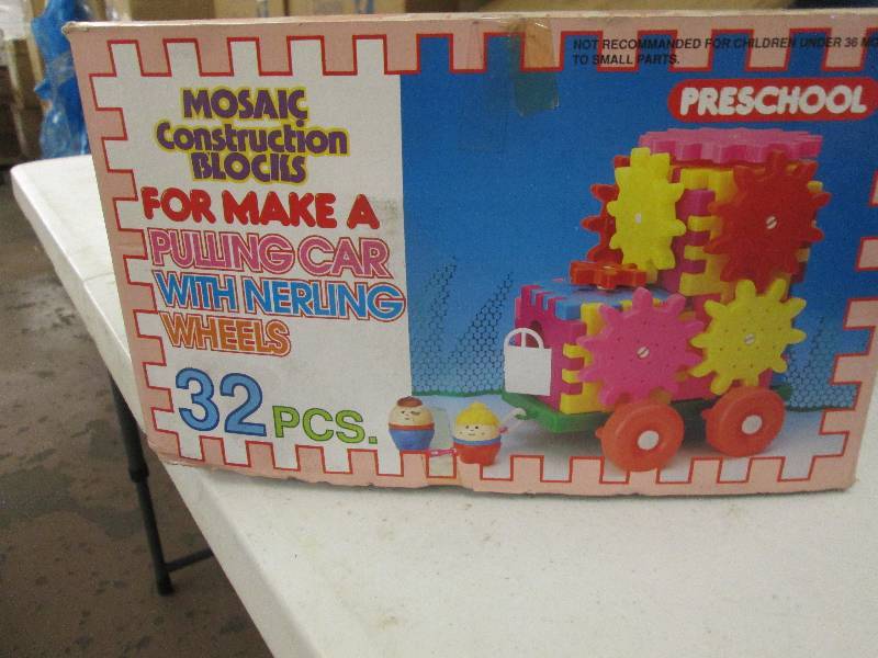 lot 81 image: preschool mosaic construction block...