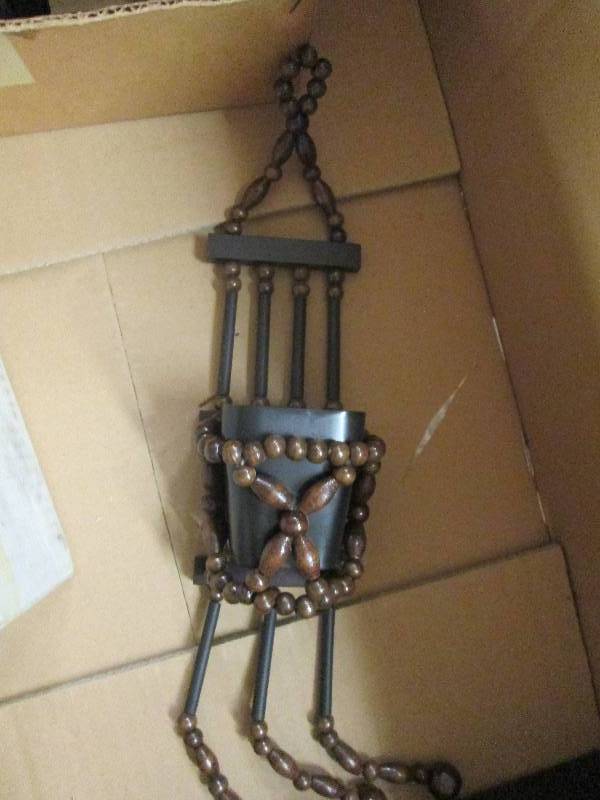 lot 89 image: 2 black lights 2 hanging cups , , t...