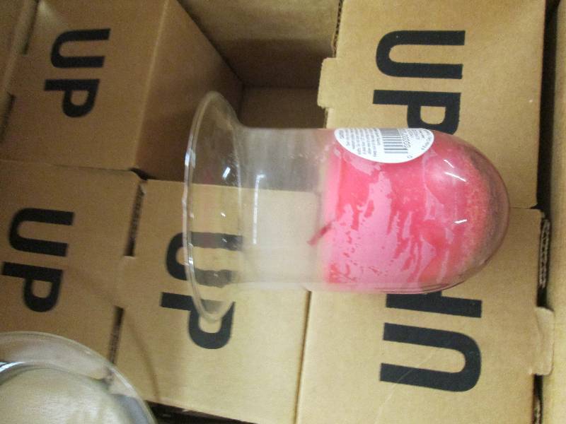 lot 109 image: box of candles with stands ...