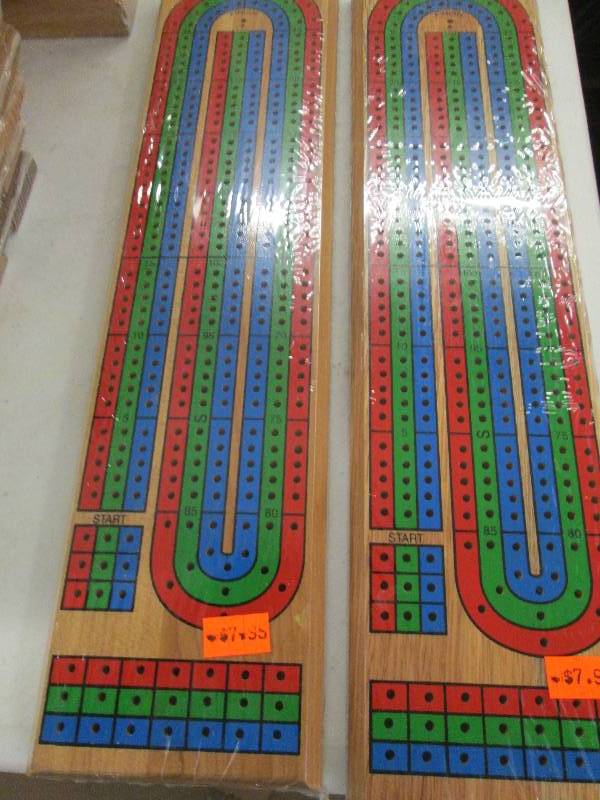 lot 169 image: 2 small  vintage unopened cribbage ...